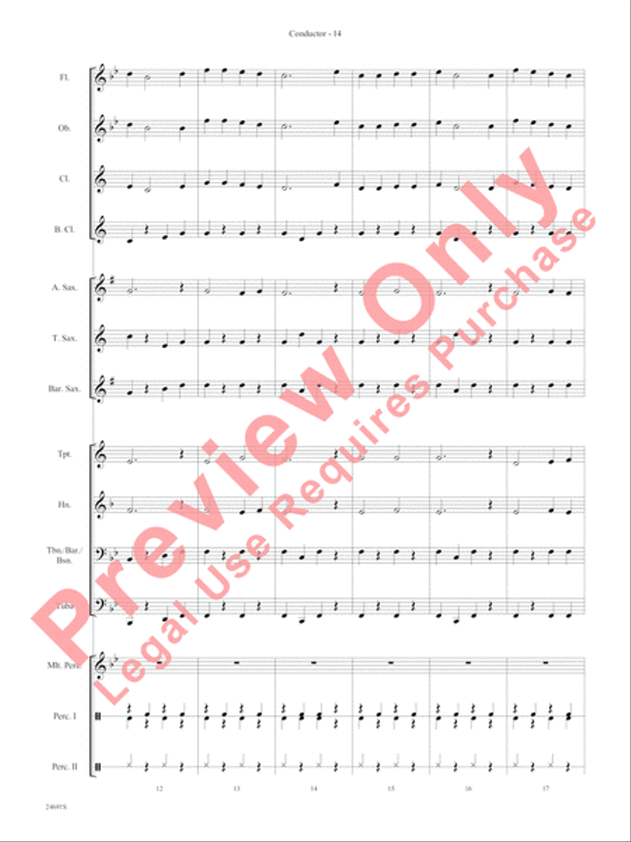 Belwin Very Beginning Band Kit #2 Concert Band scores gallery preview page 17