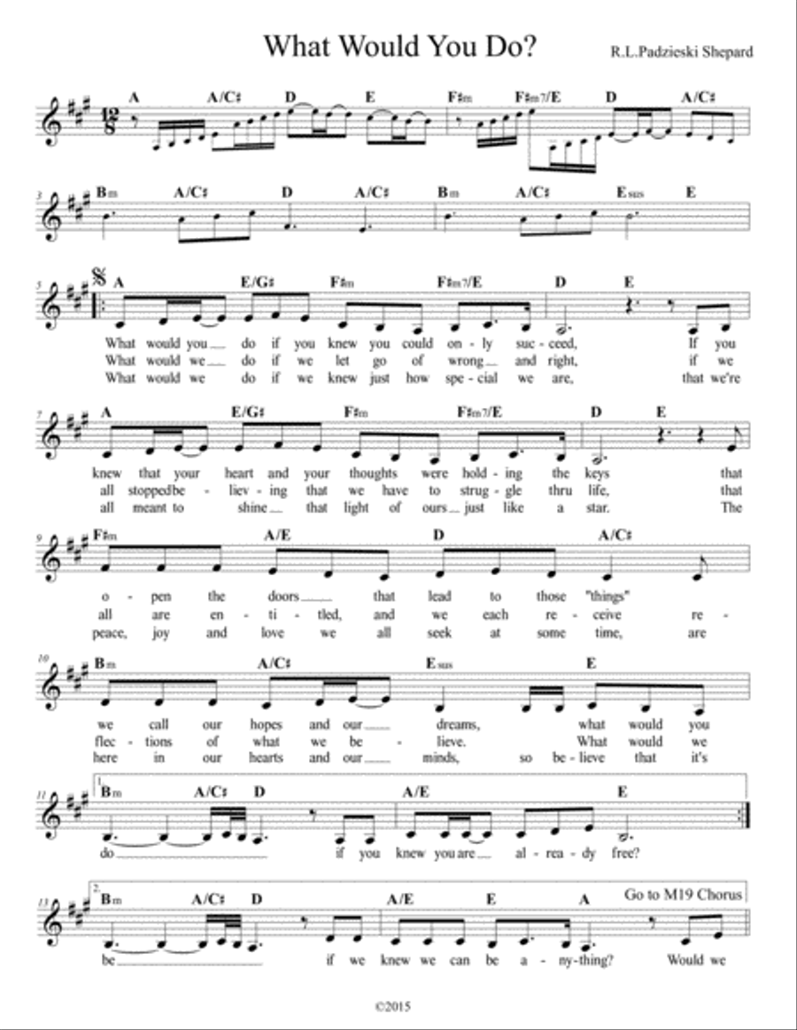 What Would You Do? Small Ensemble scores gallery preview page 1