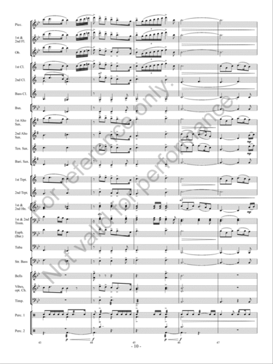 As Spring Arrives As Spring Arrives Concert Band scores gallery preview page 9