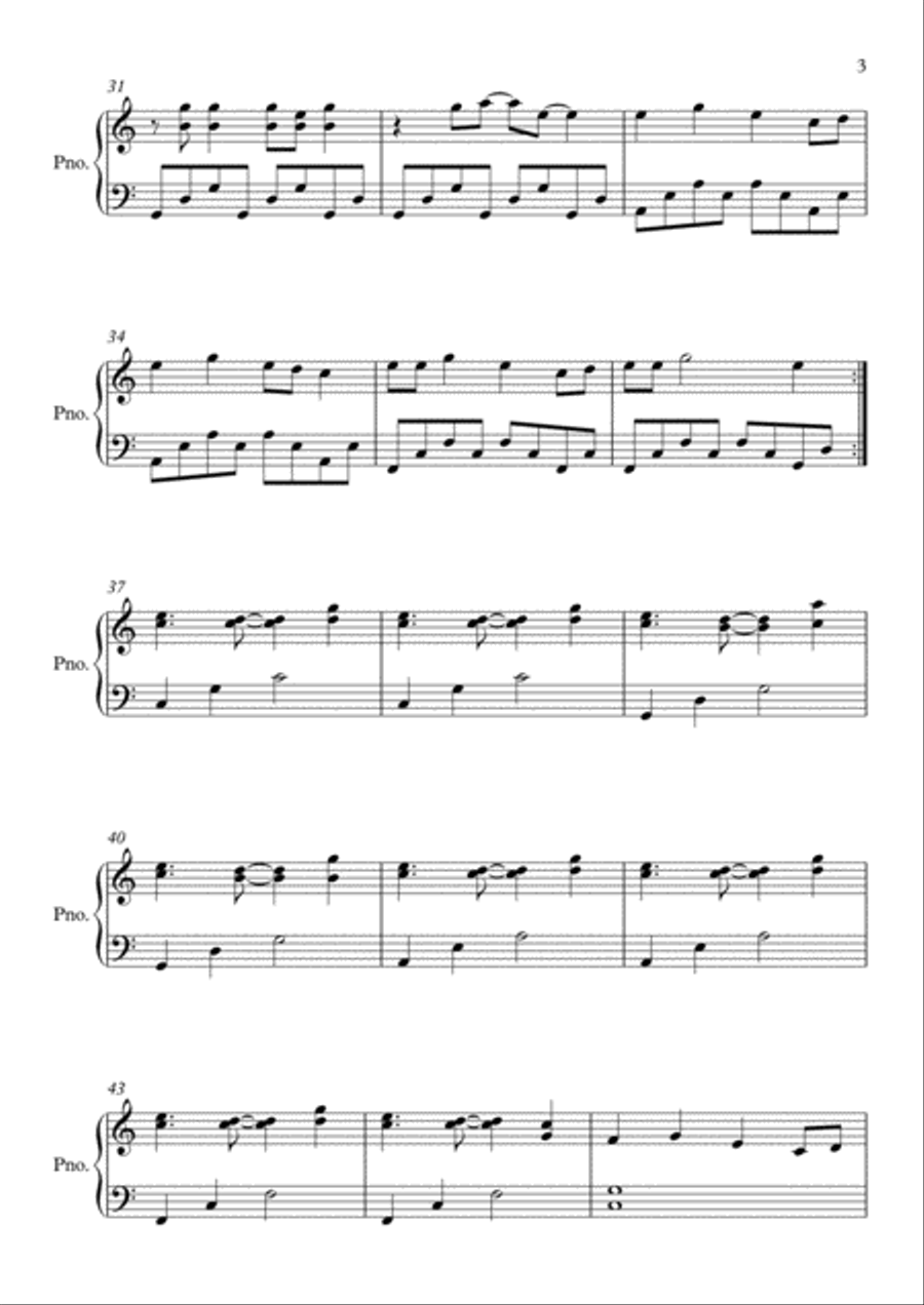 Piece By Piece Piano Solo scores gallery preview page 3