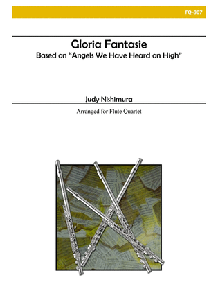 Book cover for Gloria Fantasie for Flute Quartet