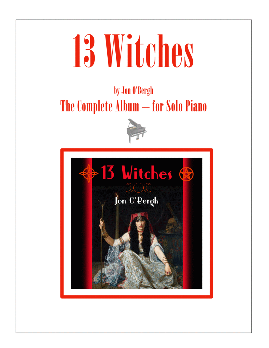 13 Witches - Complete Album Piano Solo scores gallery preview page 1