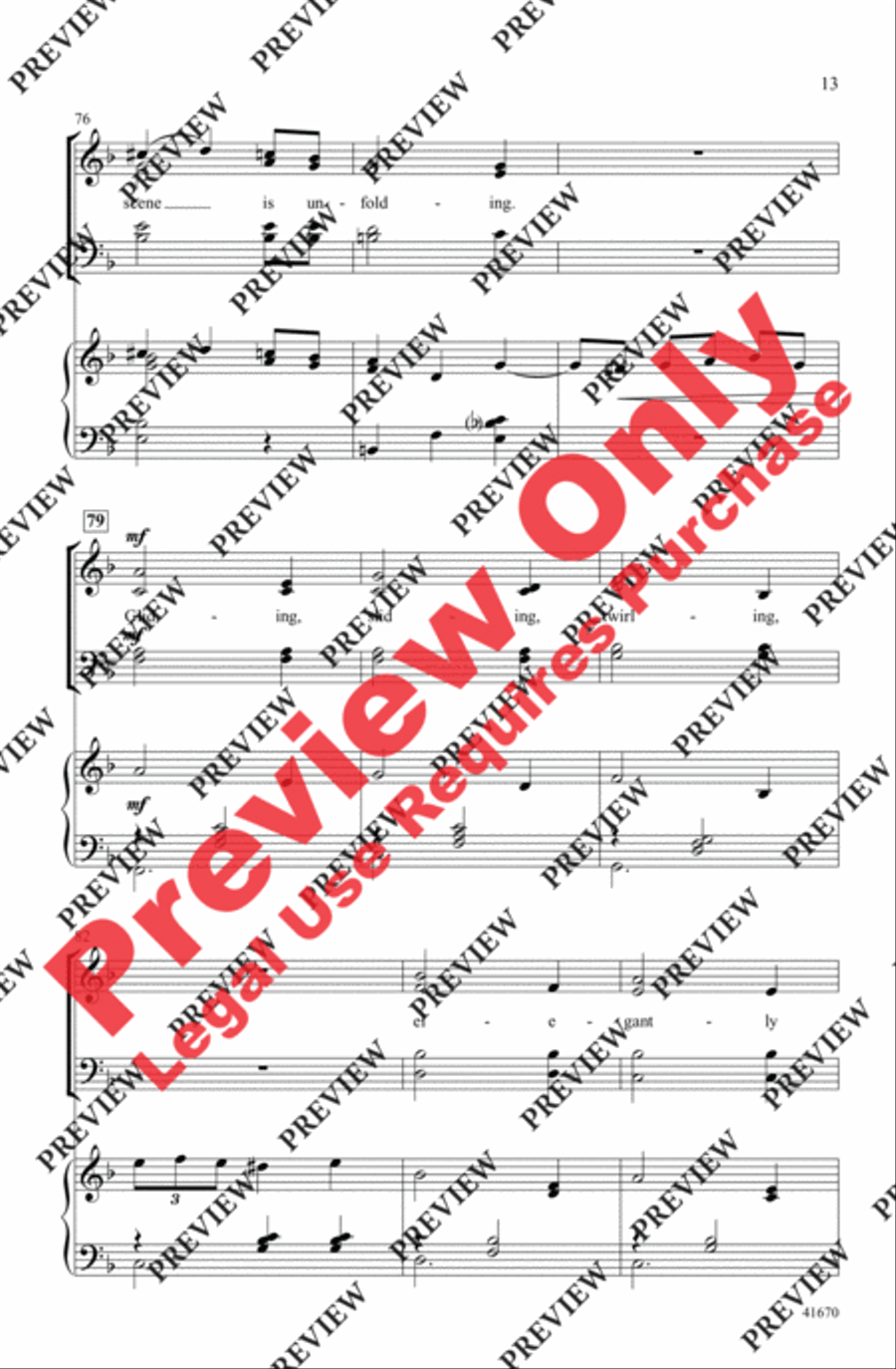 The Nutcracker . . . In About Three Minutes 4-Part scores gallery preview page 13