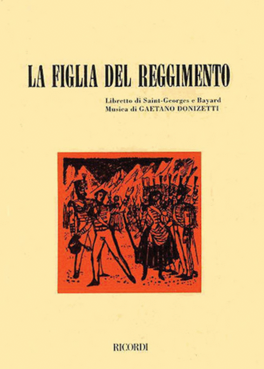 La Figlia Del Reggimento Libretti scores gallery preview page 1
