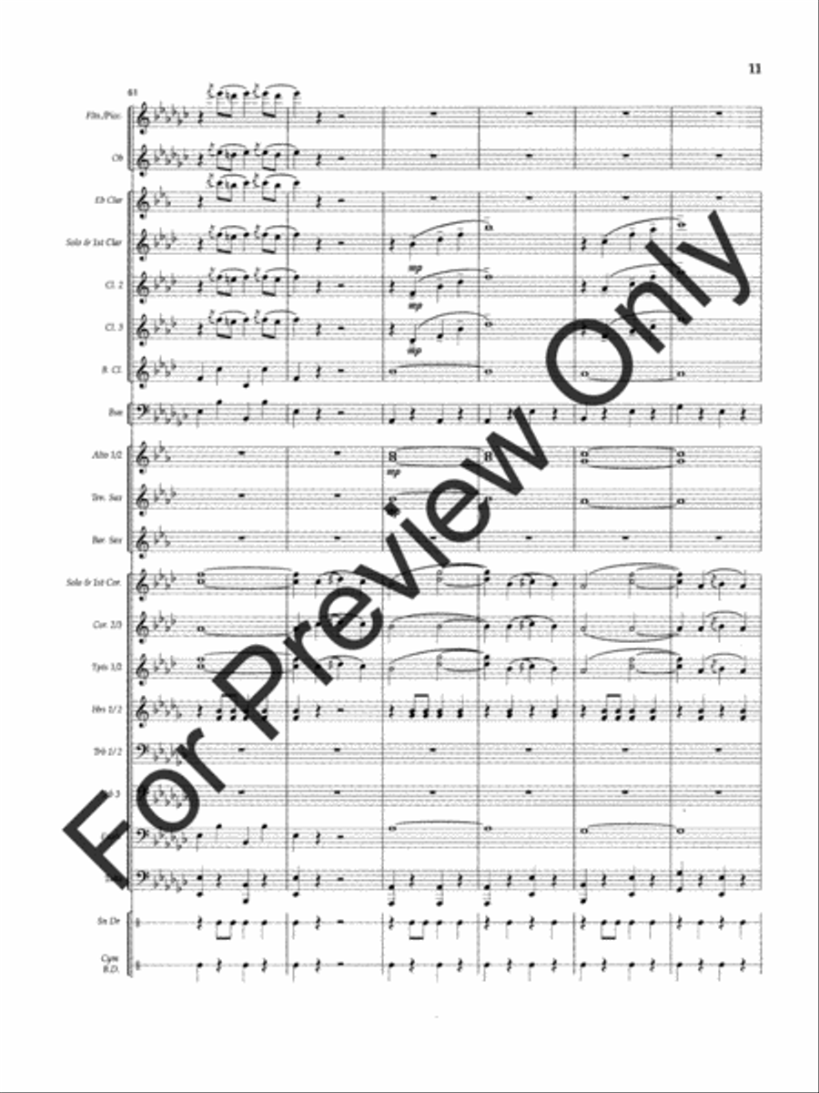 Slavic Farewell Slavic Farewell Concert Band scores gallery preview page 14