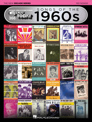 Book cover for Songs of the 1960s – The New Decade Series