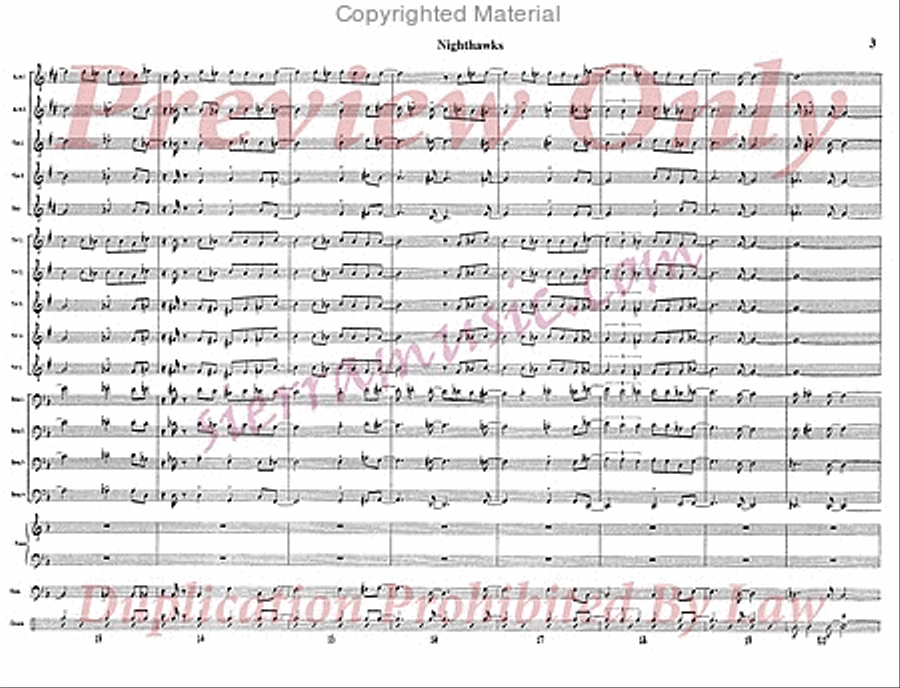 Nighthawks Nighthawks Jazz Ensemble scores gallery preview page 4