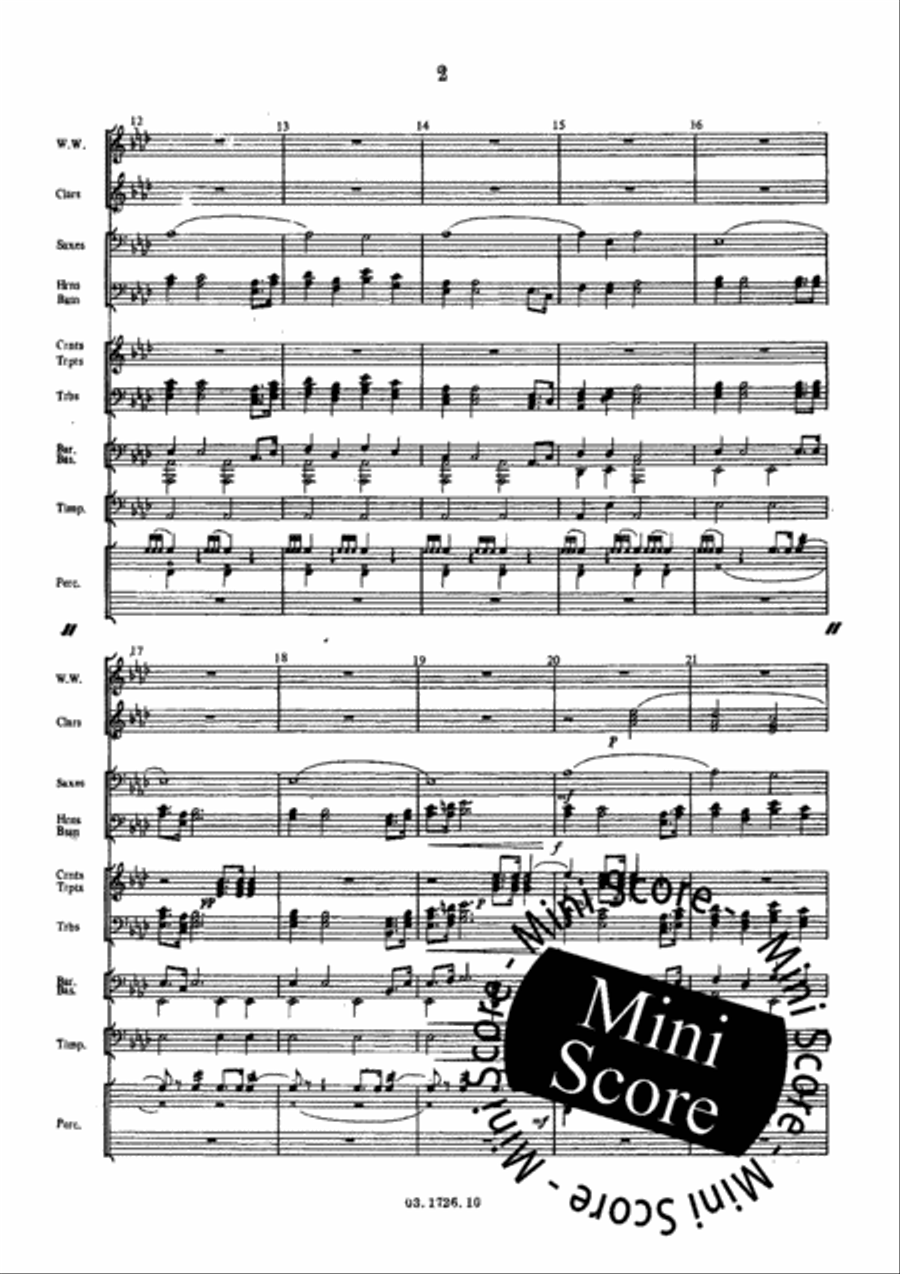 A New Dress for the Emperor Concert Band scores gallery preview page 11