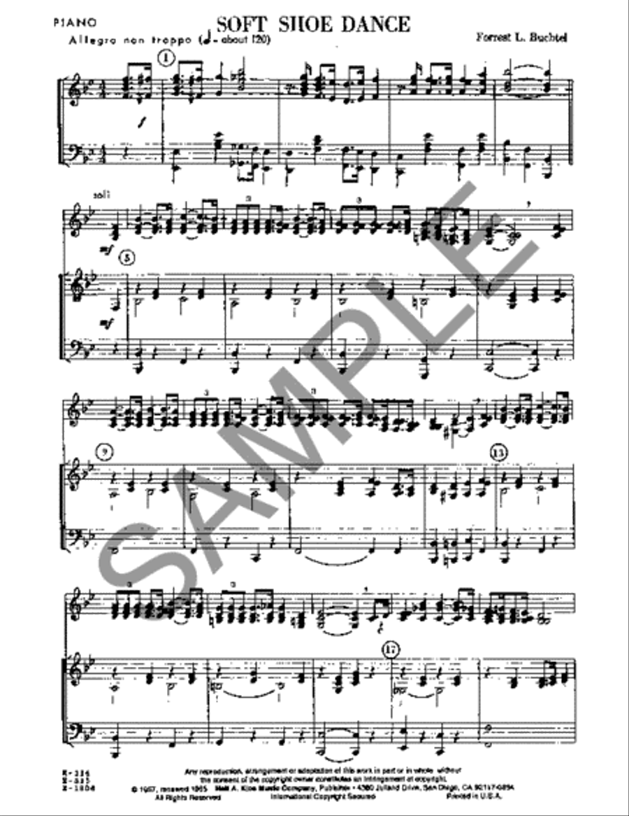 Soft Shoe Dance Soft Shoe Dance Clarinet Solo scores gallery preview page 2