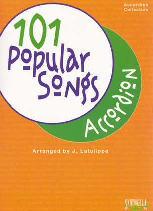 Book cover for 101 Popular Songs for Accordion