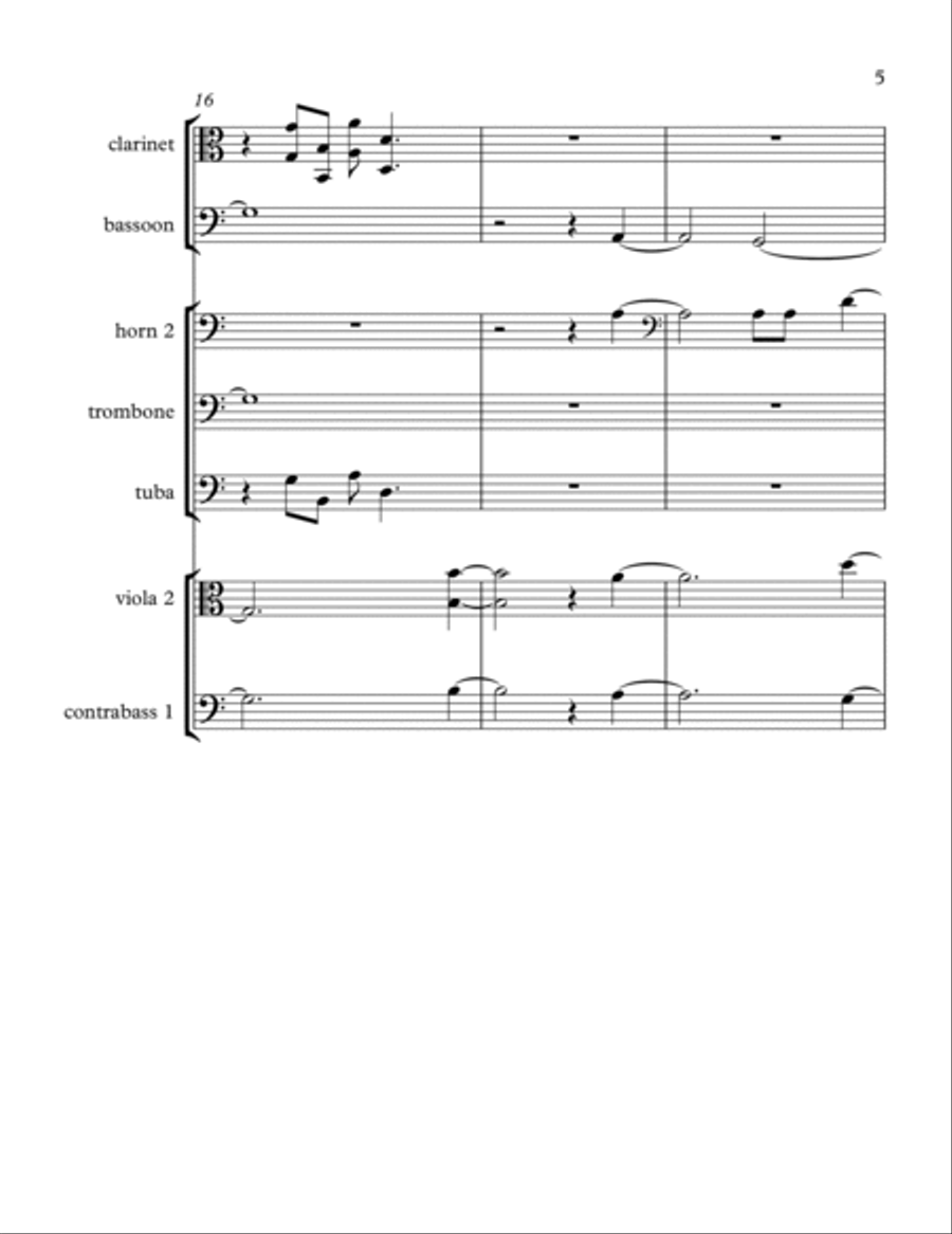 Lacedaemonia - Score Only Full Orchestra scores gallery preview page 5