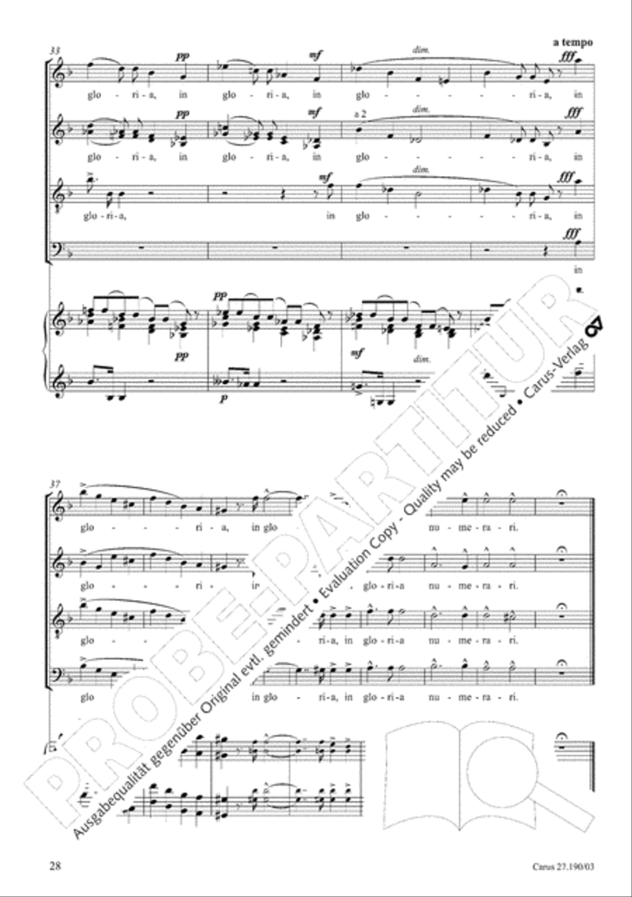 Te Deum 4-Part scores gallery preview page 29