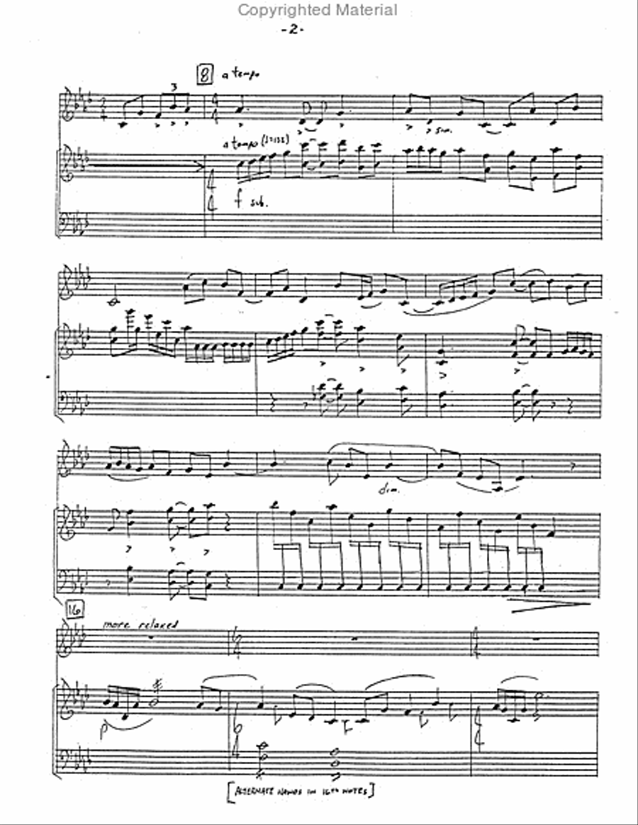 Sonata For Horn and Marimba Marimba scores gallery preview page 3