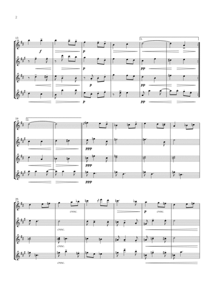 Salut D’amour (Saxophone Quartet) - Edward Elgar image number null