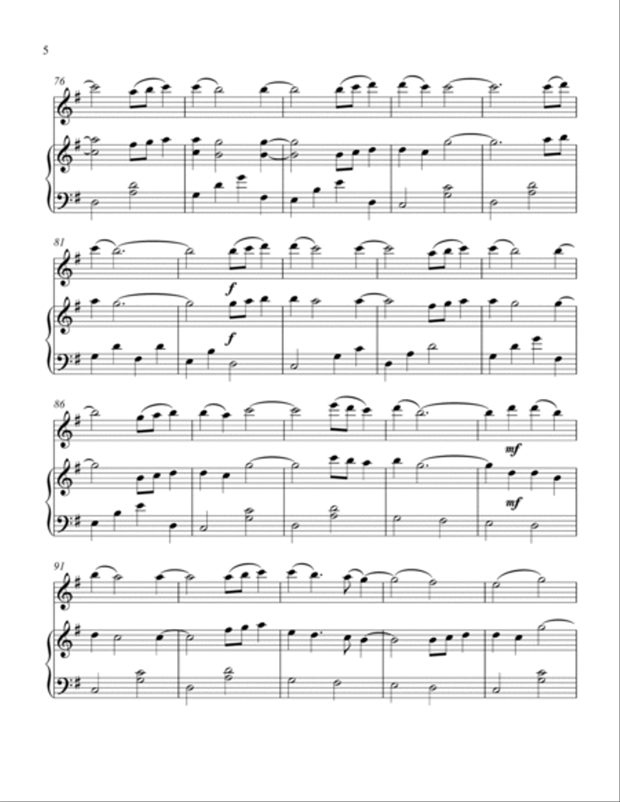 From A Distance Flute scores gallery preview page 6