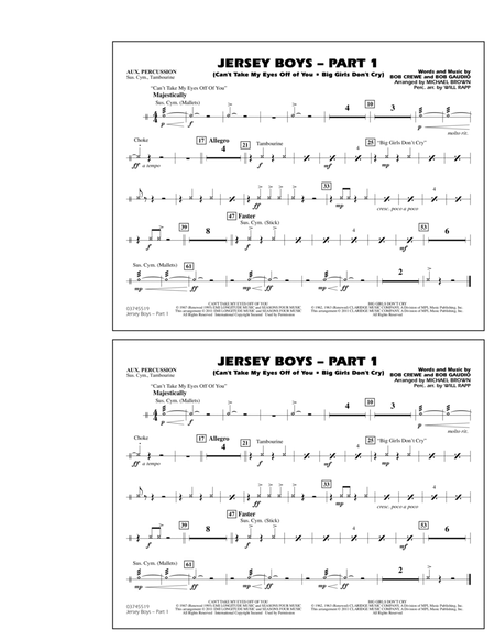 Jersey Boys: Part 1 - Aux Percussion