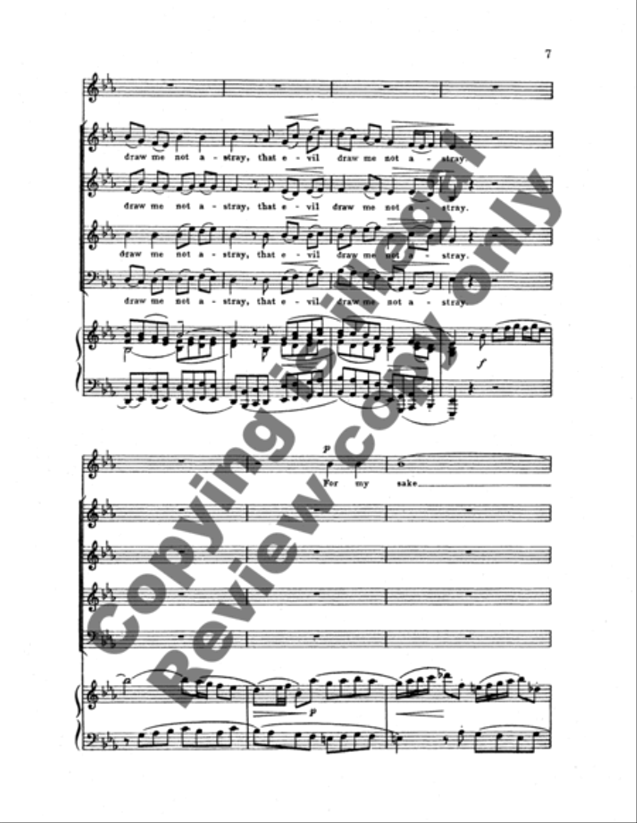 St. Matthew Passion: I Would Beside My Lord, BWV 244 4-Part scores gallery preview page 10