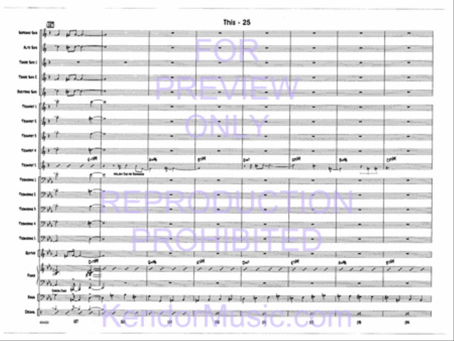 This Jazz Ensemble scores gallery preview page 27
