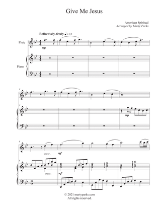 Give Me Jesus (Flute-Piano)