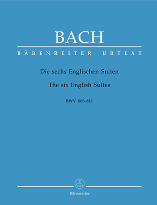 Book cover for The Six English Suites BWV 806-811