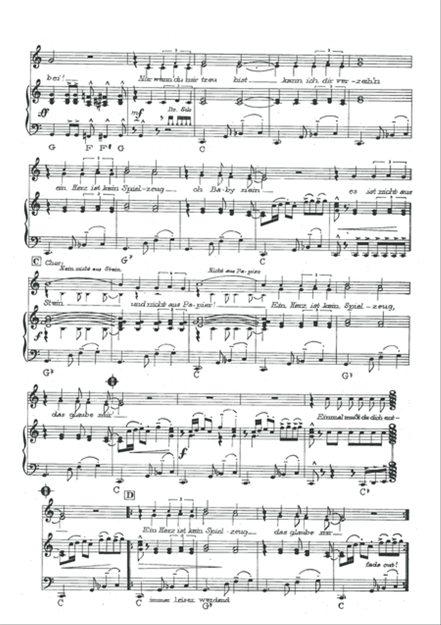 Ein Herz ist kein Spielzeug Voice scores gallery preview page 4