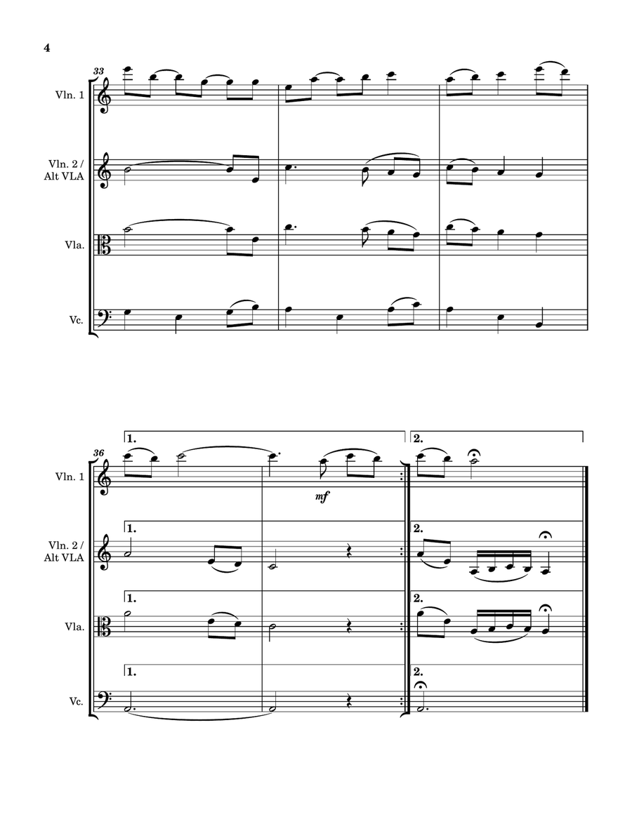 A Time For Us (love Theme) String Trio scores gallery preview page 4