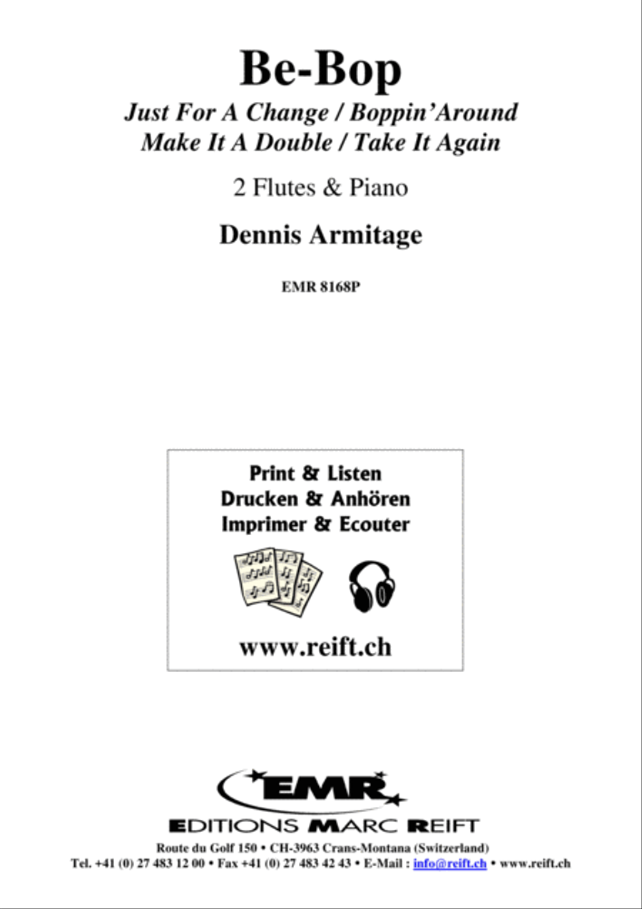 Be-Bop Be-Bop Flute Duet scores gallery preview page 2
