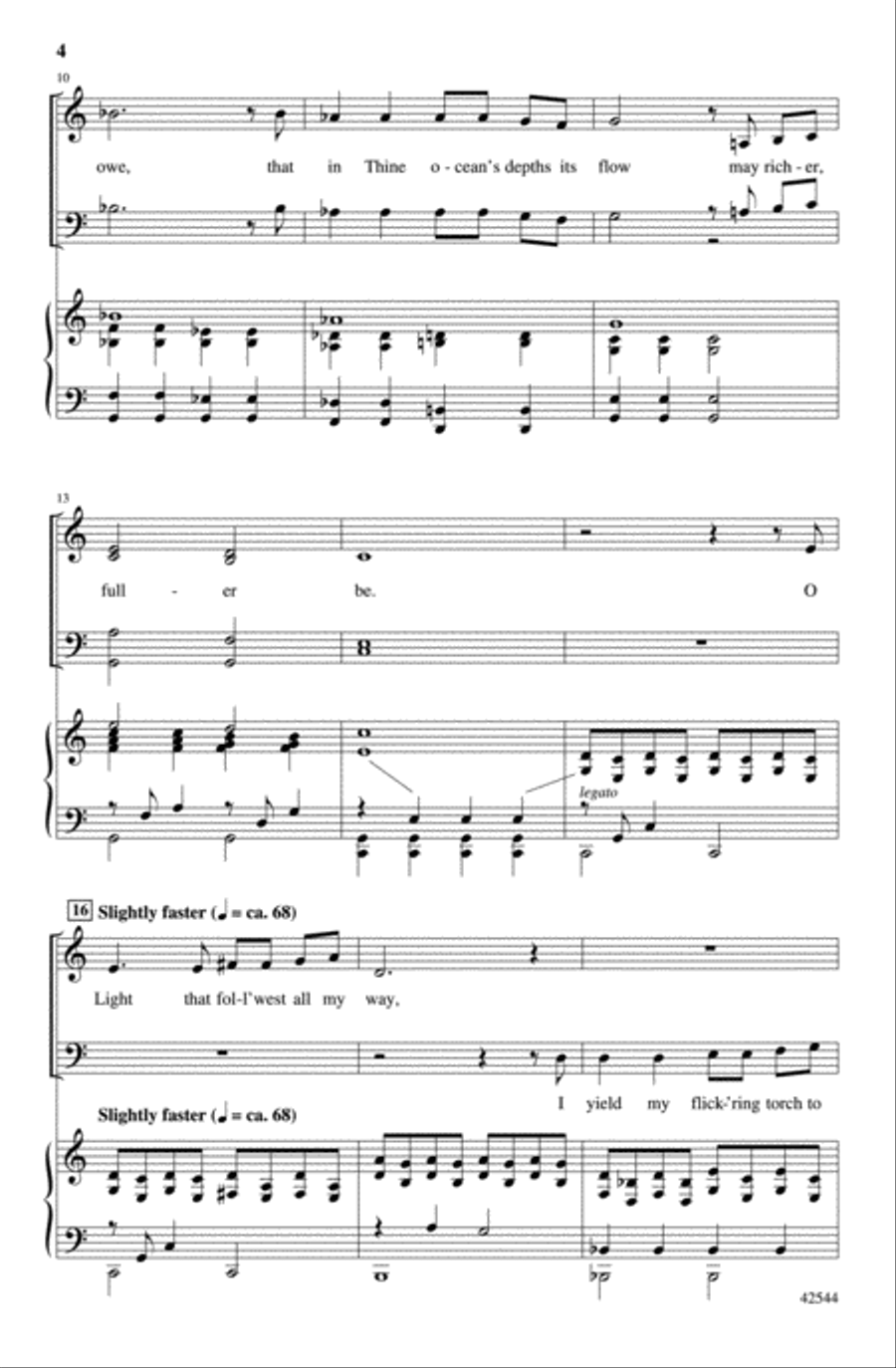 O Love That Will Not Let Me Go Choir scores gallery preview page 3