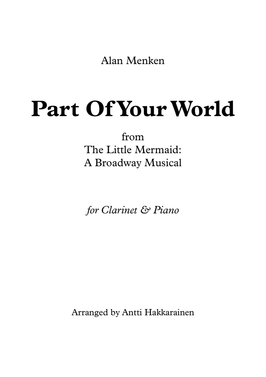 Book cover for Part Of Your World