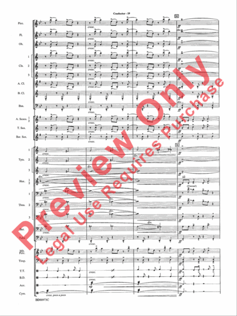 Incantations Concert Band scores gallery preview page 22