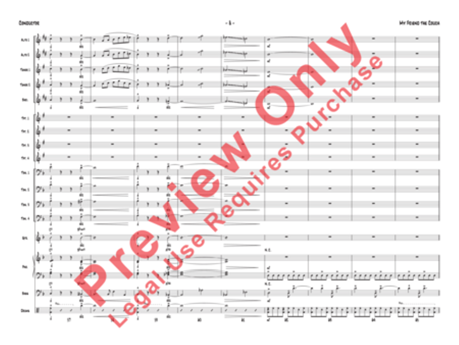 My Friend the Couch Jazz Ensemble scores gallery preview page 11