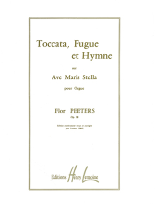 Book cover for Toccata, fugue et hymne Op. 28