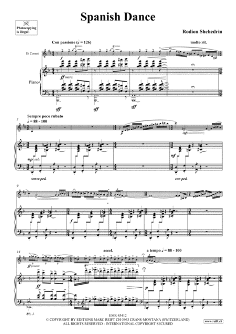Spanish Dance Spanish Dance Cornet scores gallery preview page 4