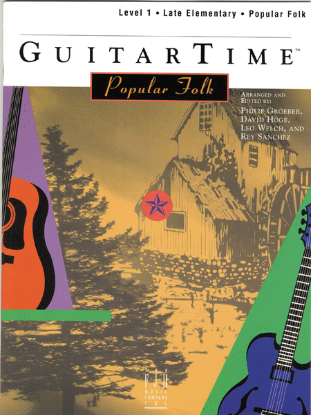 GuitarTime Popular Folk, Level 1, Pick Style (NFMC)