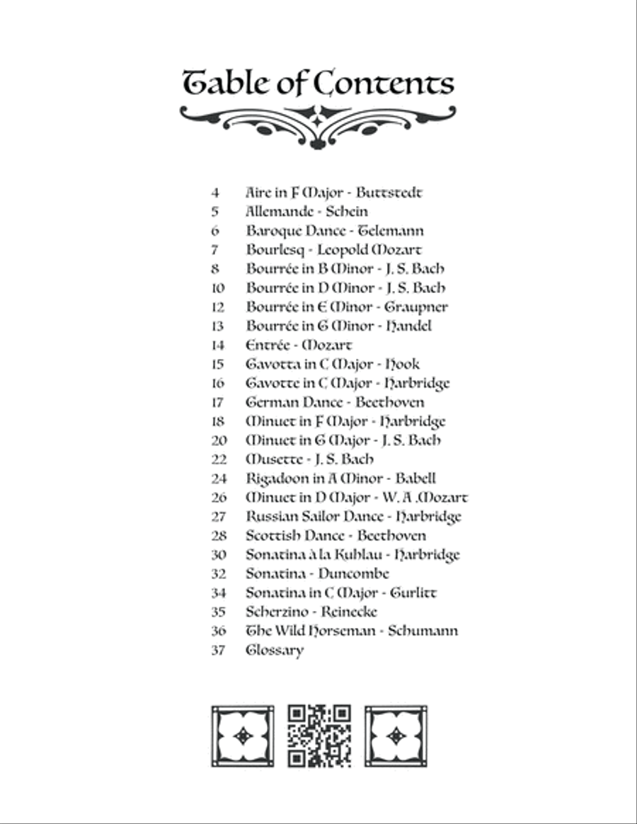 Classical Repertoire for the Piano Book One Piano Solo scores gallery preview page 3