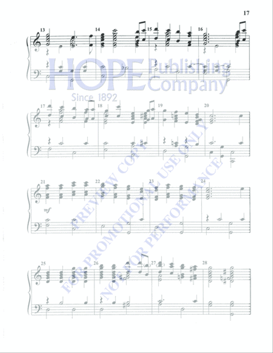 Holiday Favorites for Handbells 5-Octaves scores gallery preview page 19