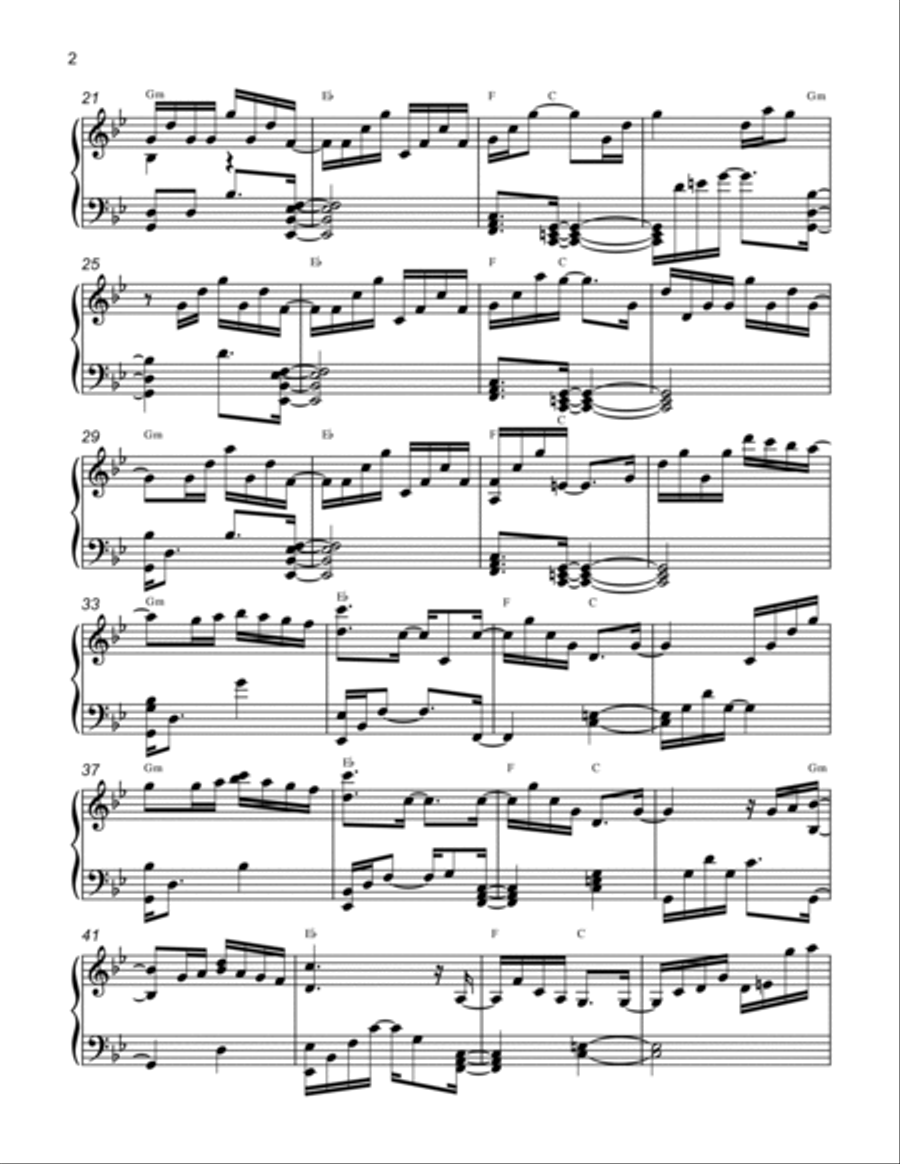 Subtract Subtract Piano Solo scores gallery preview page 2