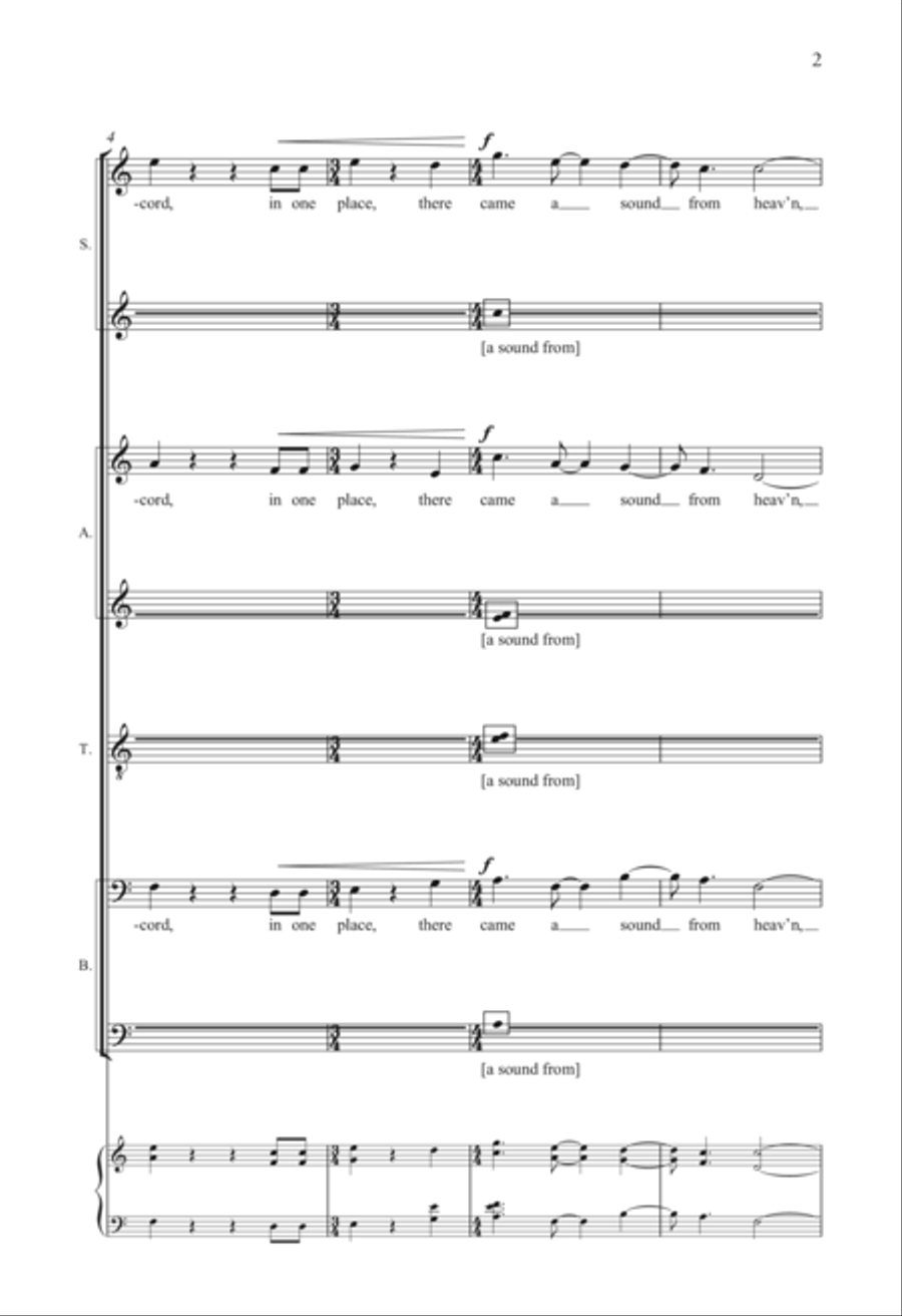 In One Place In One Place 4-Part scores gallery preview page 2