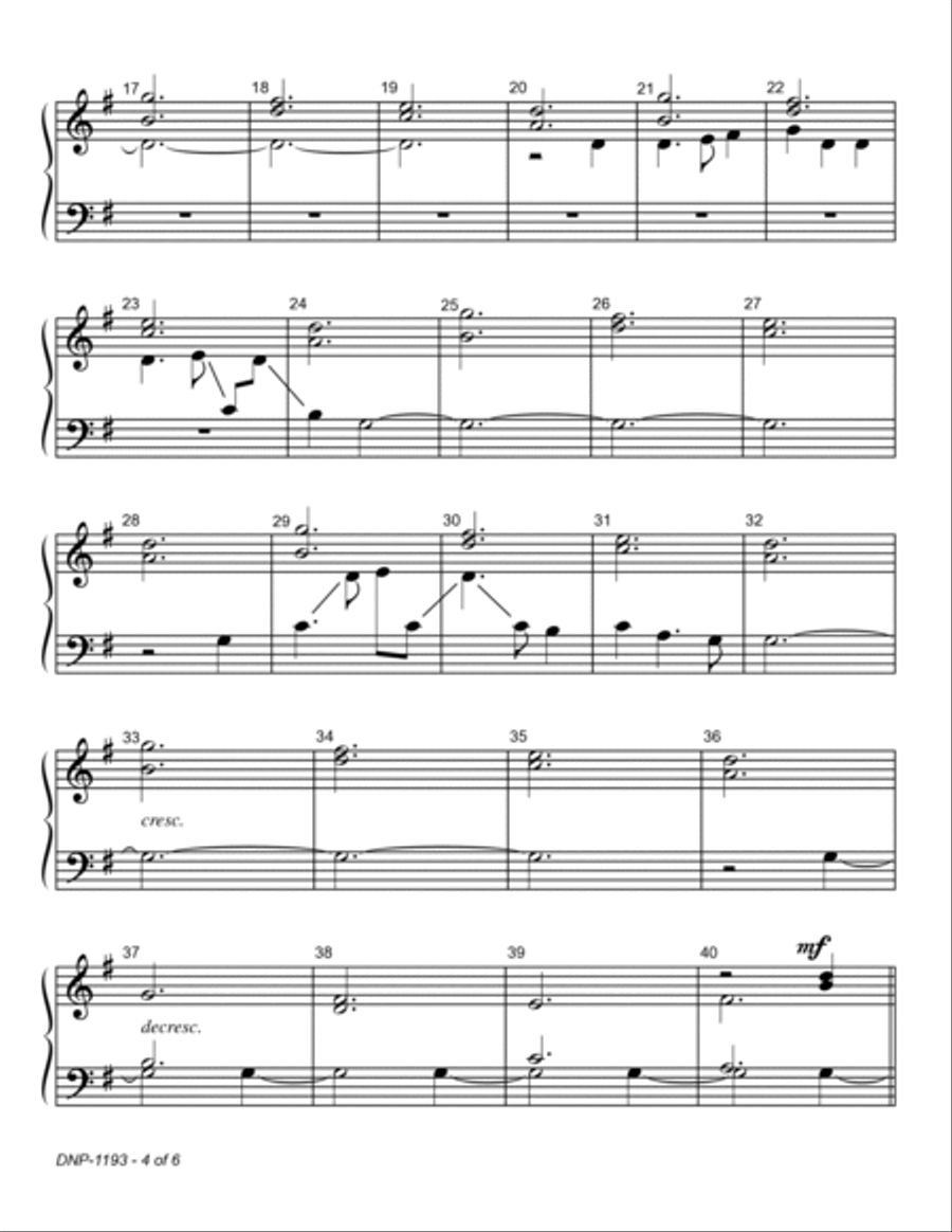 We Gather Together ~ 2 octave handbell choirs - REPRODUCIBLE 2-Octaves scores gallery preview page 4