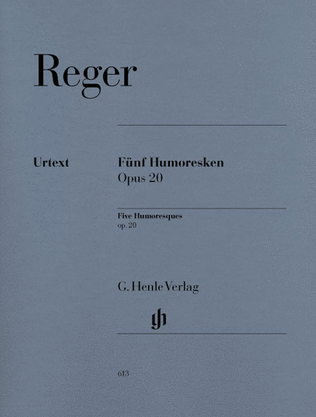 Book cover for 5 Humoresques for Piano Op. 20