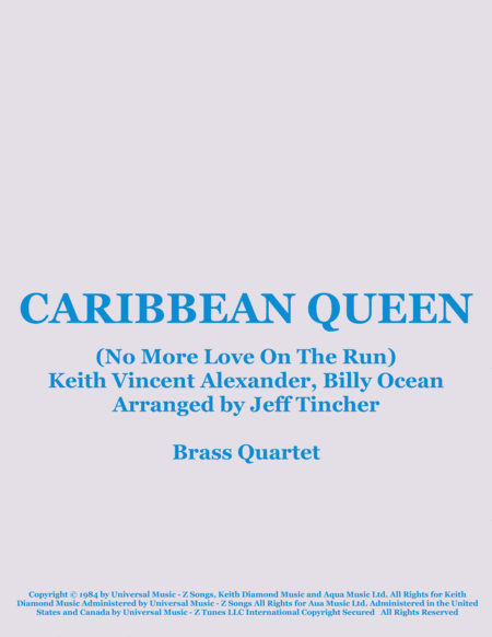 Caribbean Queen (no More Love On The Run) image number null
