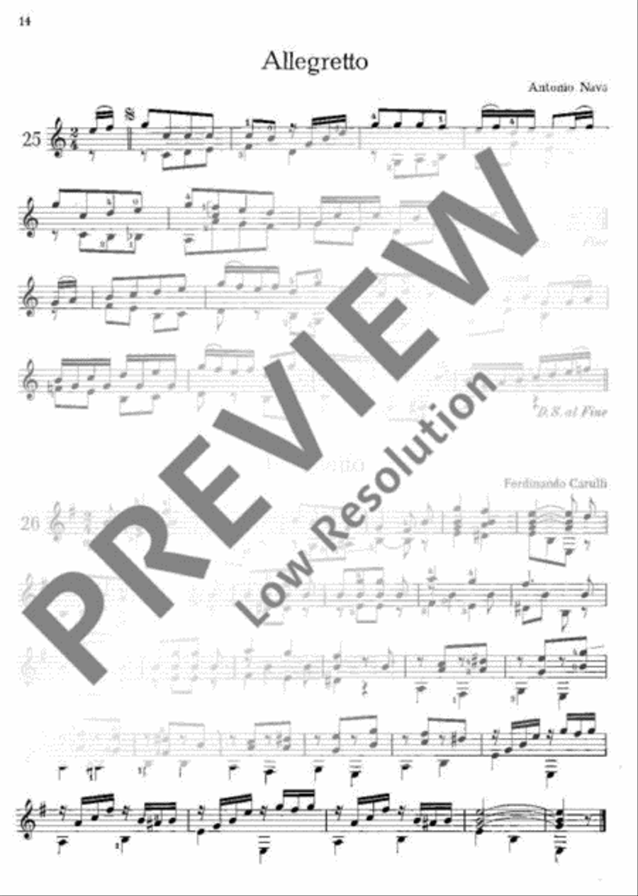 Easy Guitar playing Easy Guitar scores gallery preview page 15