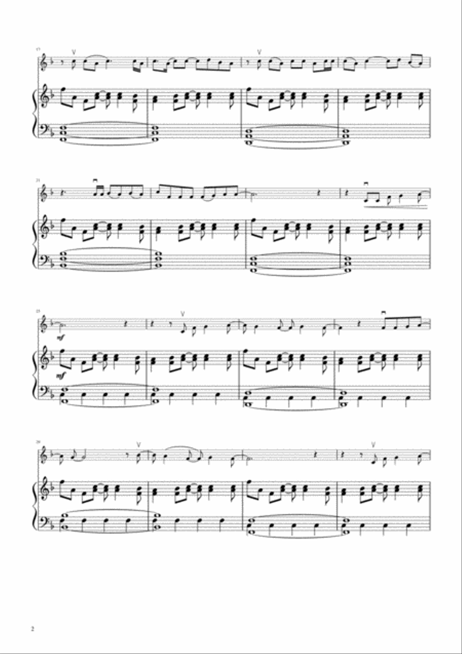 Just The Way You Are Violin Solo scores gallery preview page 3