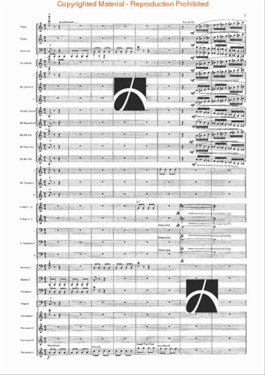 Spartacus Concert Band scores gallery preview page 10