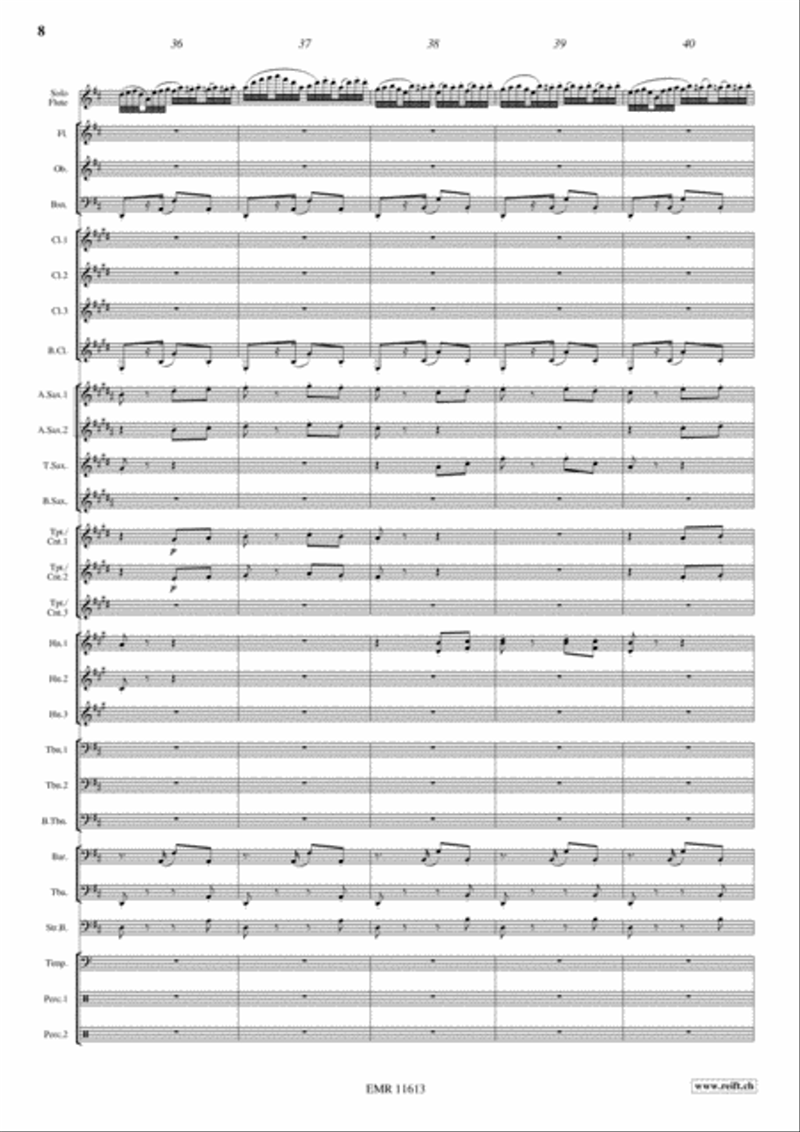 Carmen Fantasy Concert Band scores gallery preview page 9
