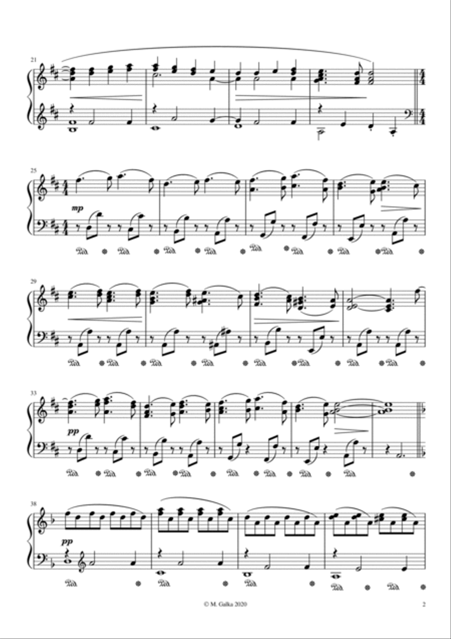 Ode to Joy Piano Variations Piano Solo scores gallery preview page 2