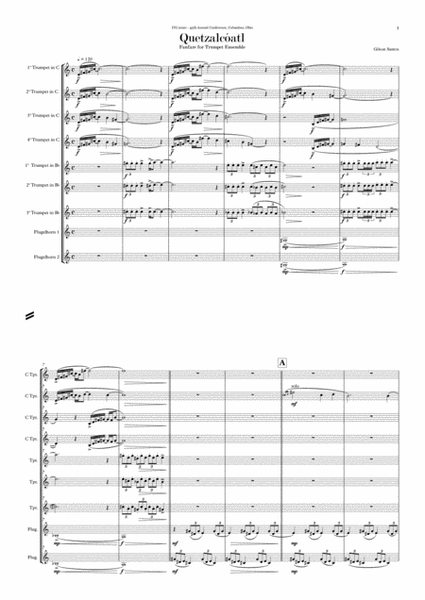 QUETZALCÓATL for Trumpet Ensemble image number null