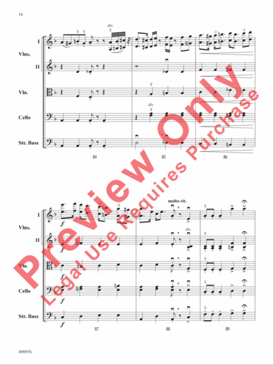 Intermezzo String Orchestra scores gallery preview page 17