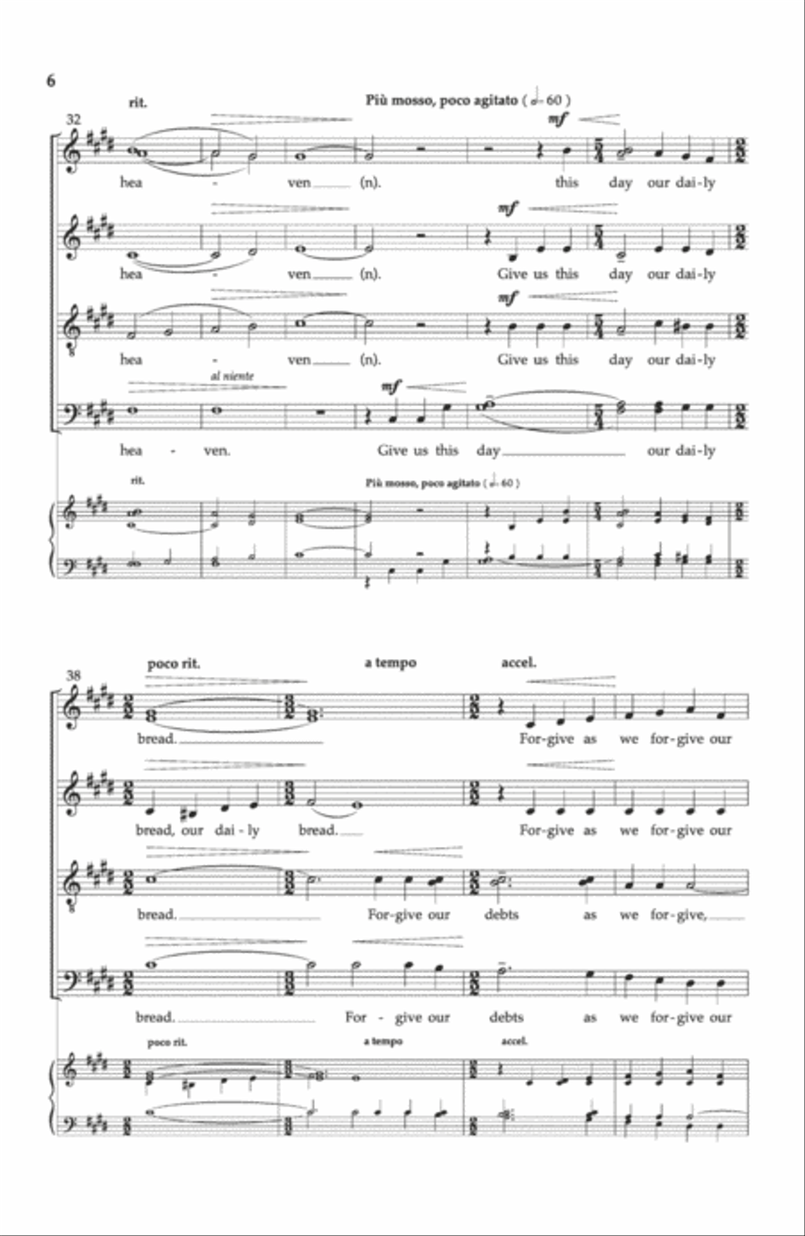 Thy Will Be Done 4-Part scores gallery preview page 4