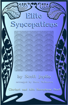 Book cover for The Elite Syncopations for Clarinet and Alto Saxophone Duet